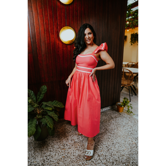Vestido Saudade Rosa